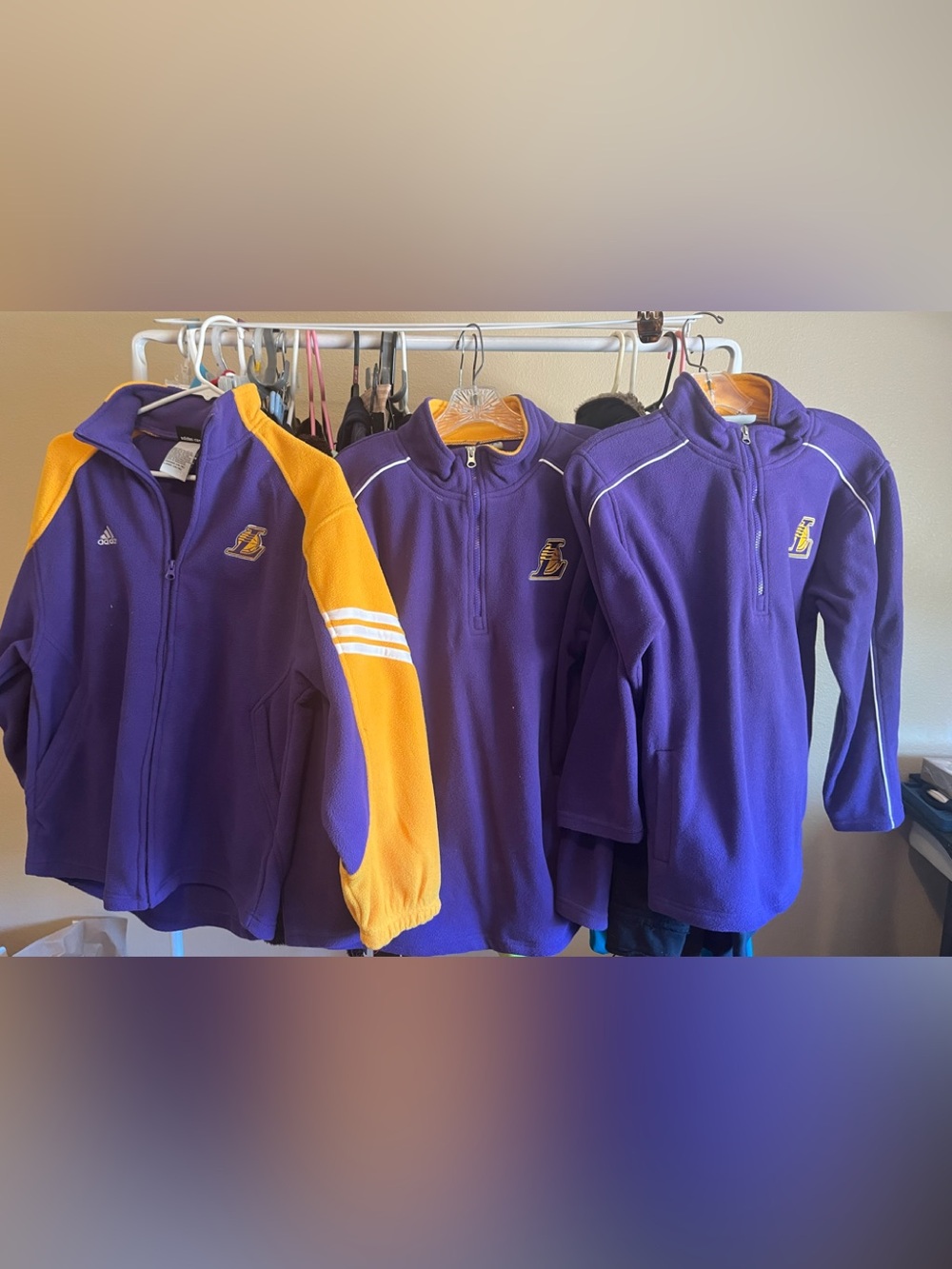 Kids Los Angeles Lakers Purple & Gold Jacket - Adidas
3 pieces